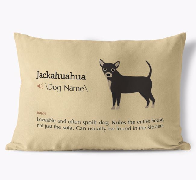 Definition: Personalized {breedFullName} Soft Touch Pillow